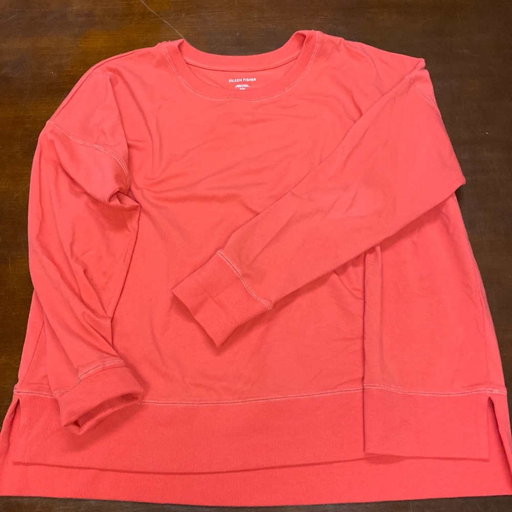 Eileen Fisher cotton top, Sz Med, EUC